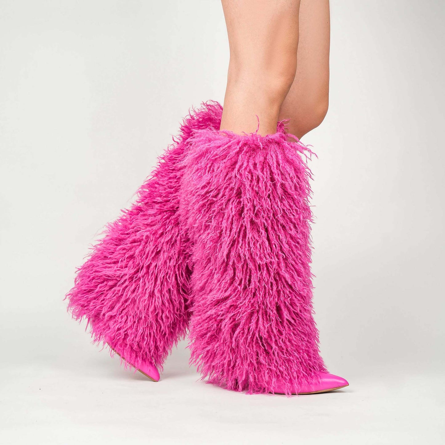Demure Diamante Boot 2 Pink
