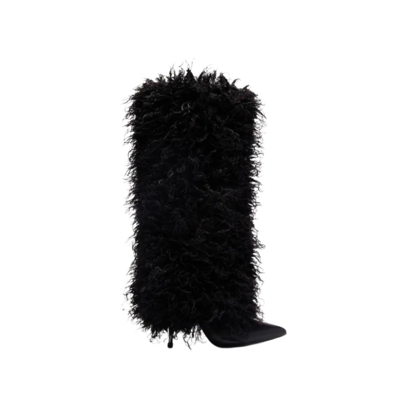 Demure Diamante Fur Boot
