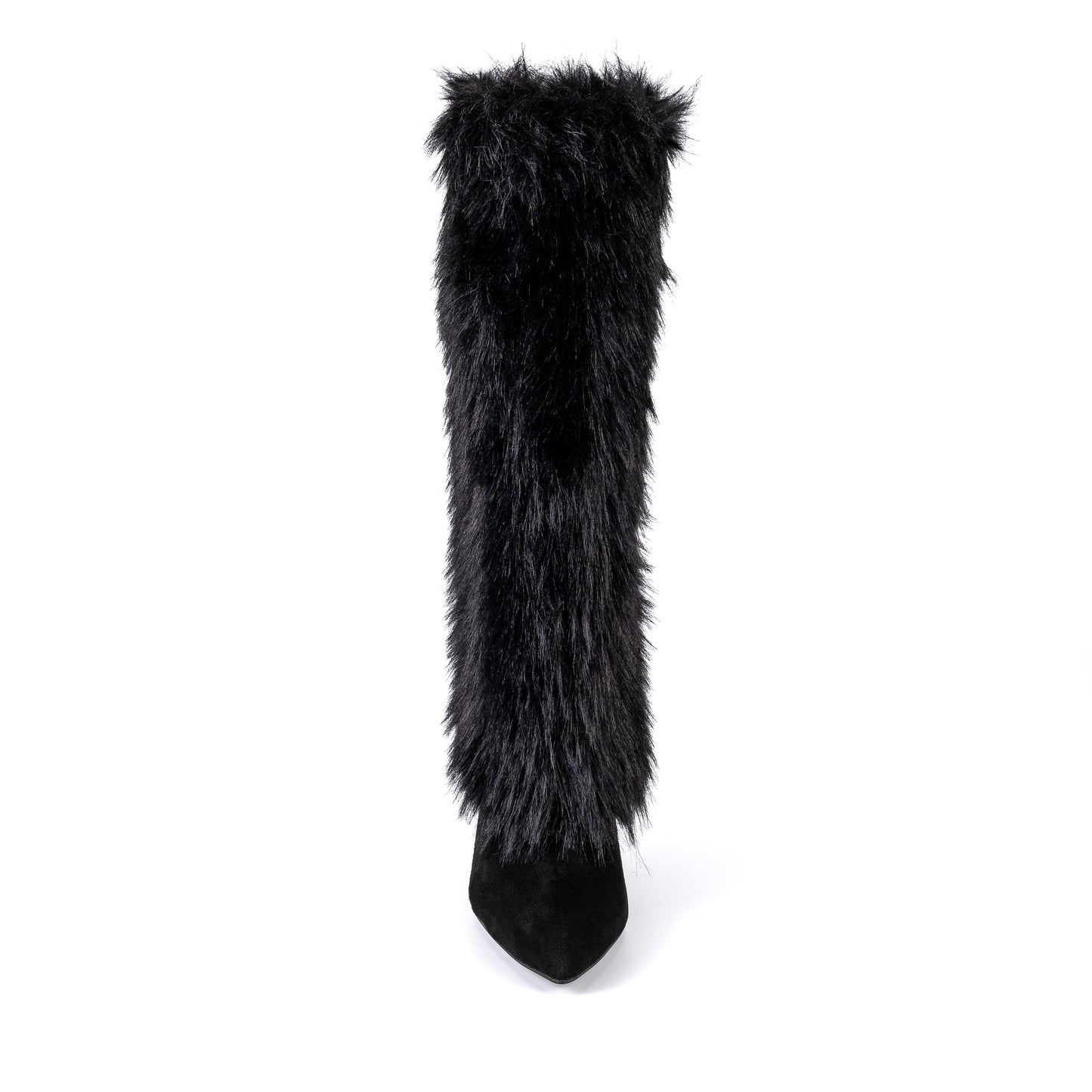 Wendy Black Fur Boot