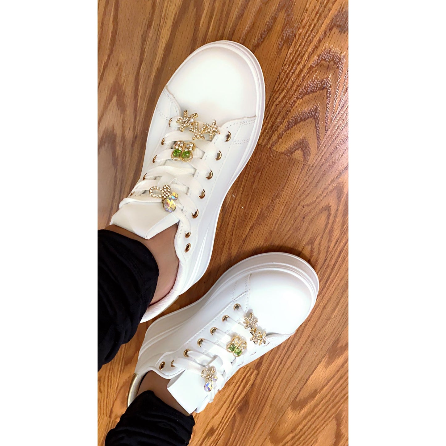 CHARMED Winter White Sneaker
