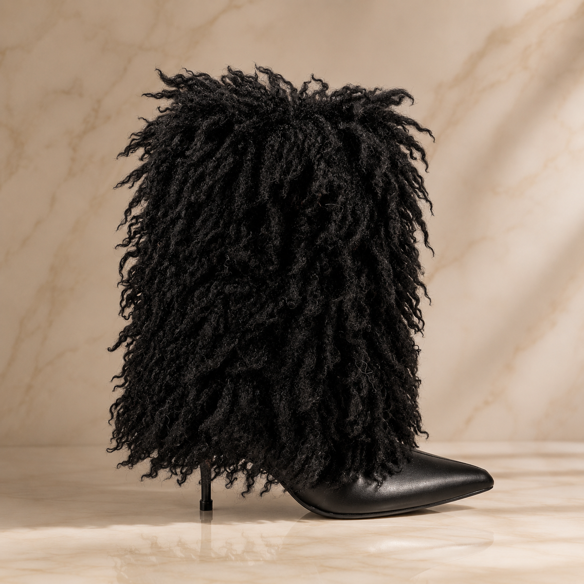 Winter Short Faux Fur Bootie