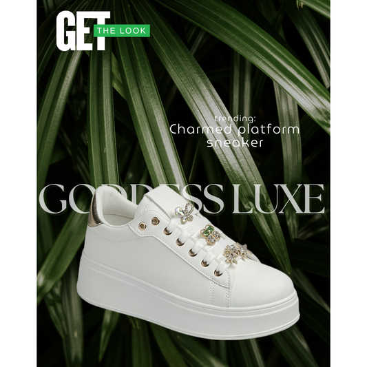 CHARMED Winter White Sneaker
