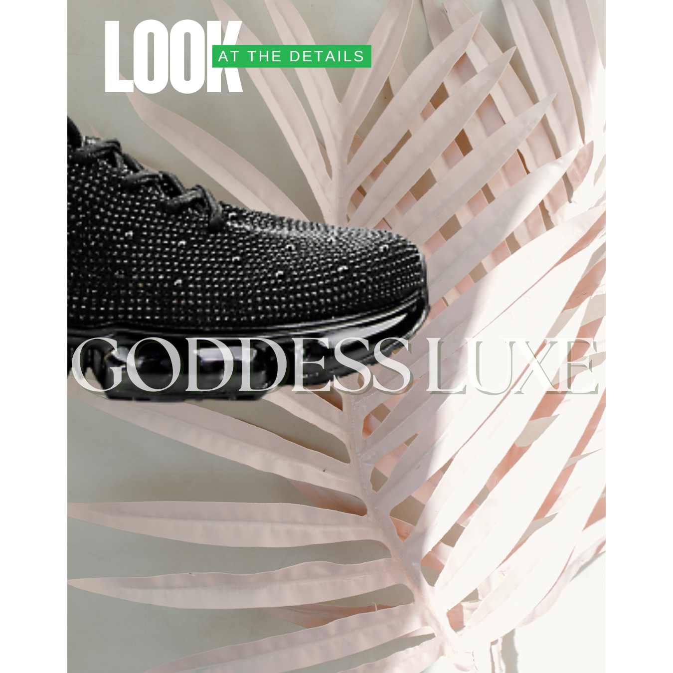 DEJA Black Fall Rhinestone Sneaker