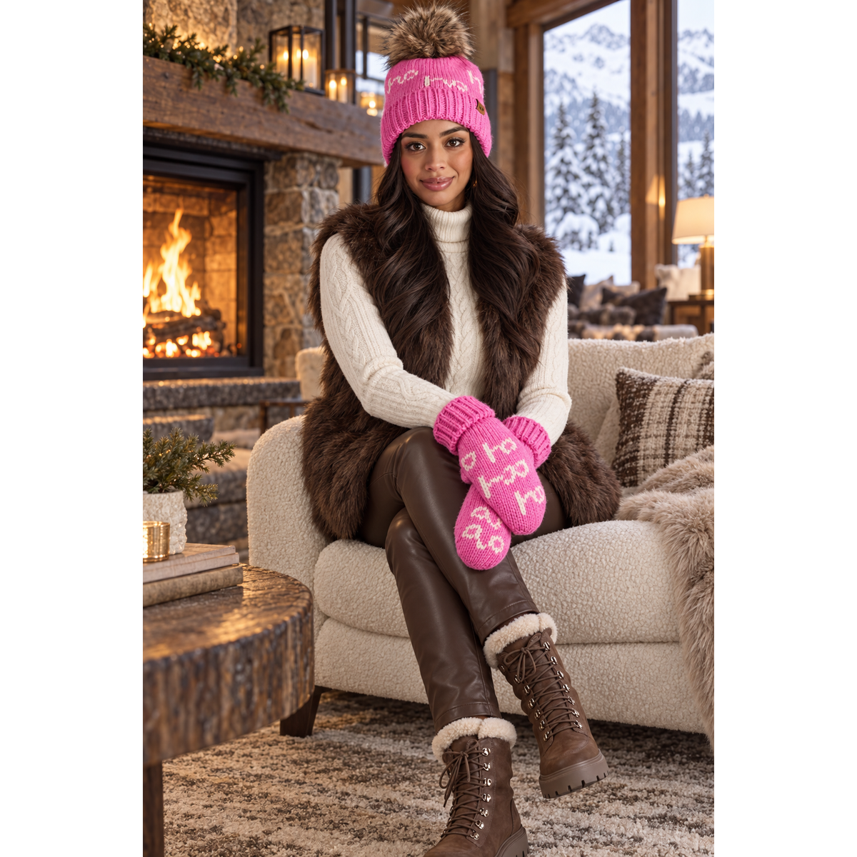 Pink HoHo Holiday Set