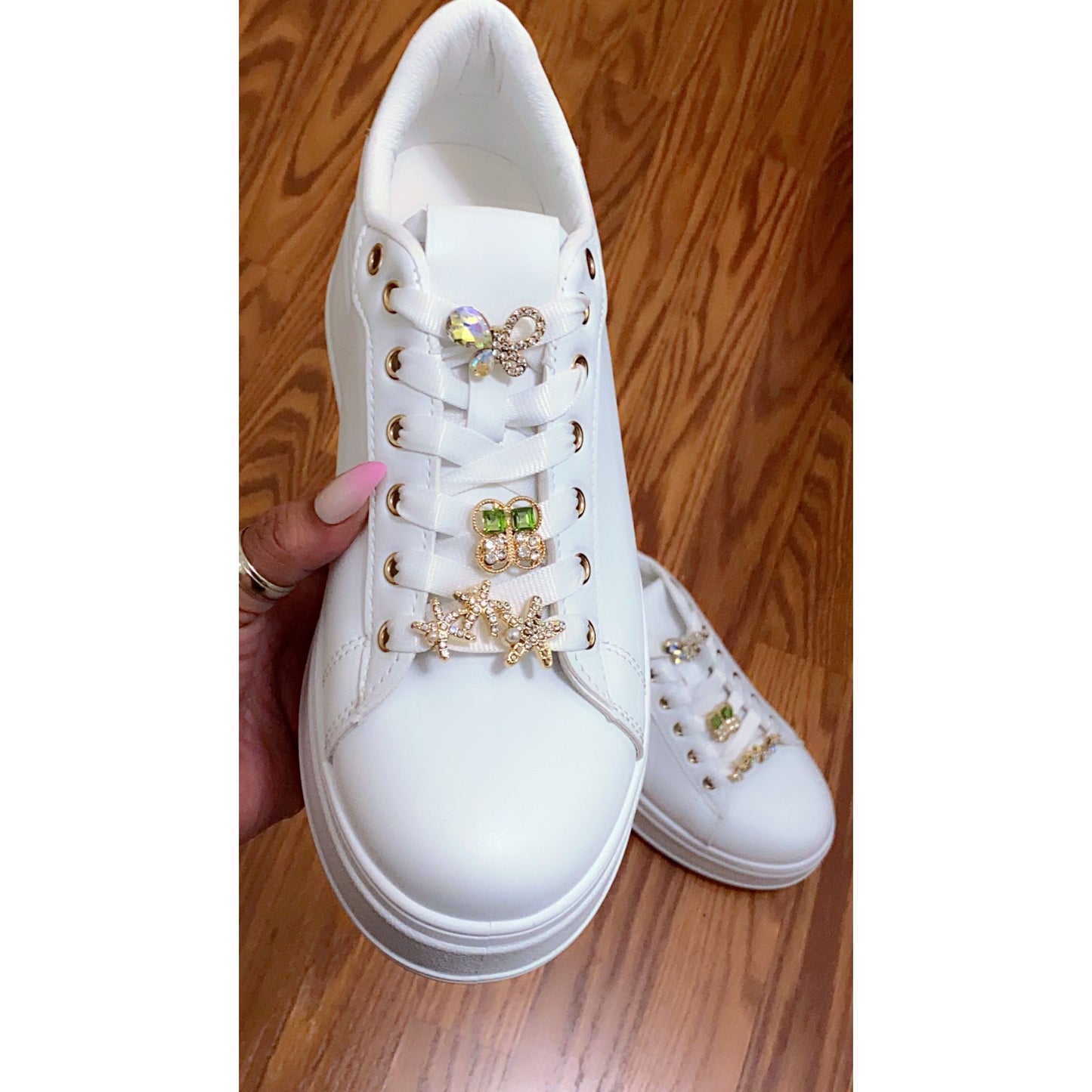 CHARMED Winter White Sneaker