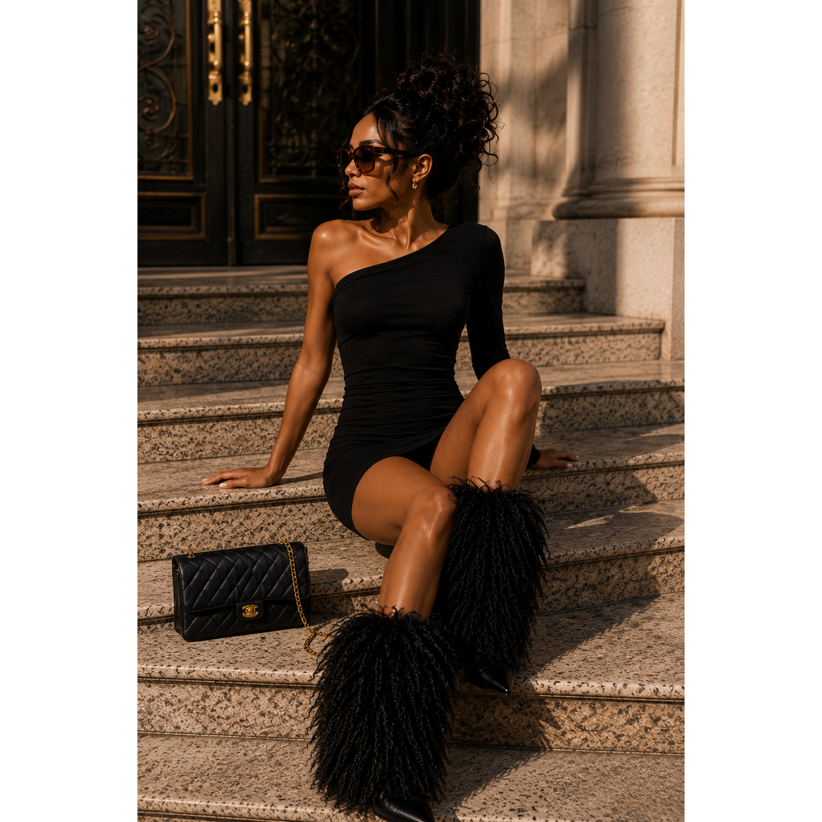 Winter Short Faux Fur Bootie