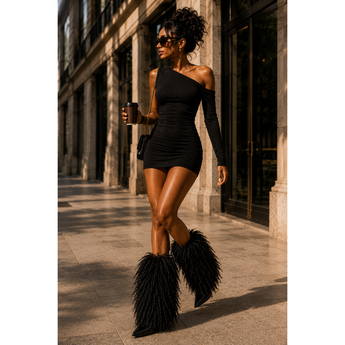 Winter Short Faux Fur Bootie
