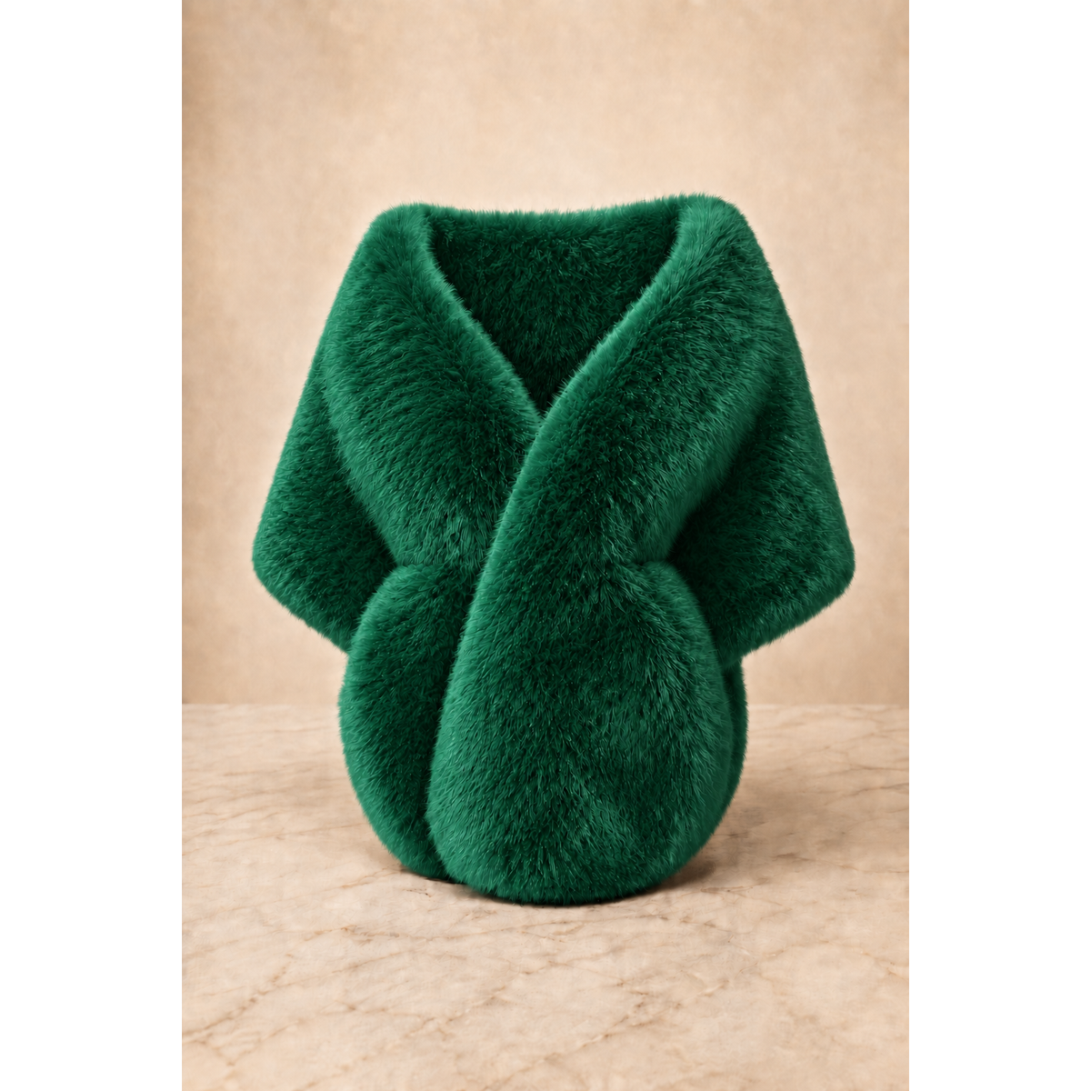 The Cinched Fur Shawl