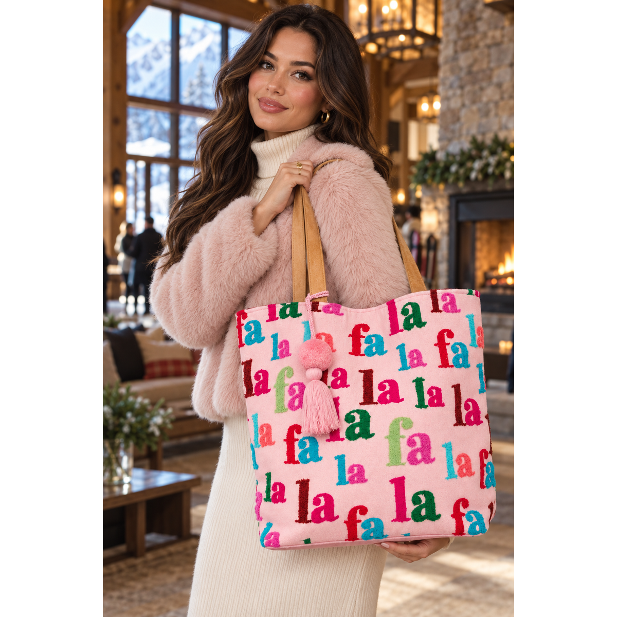 Fa La La Holiday Tote