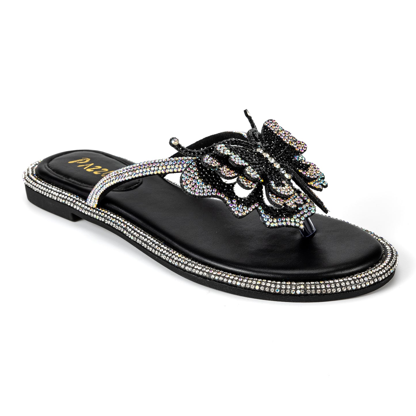 09 Stormy Butterfly Jeweled Sandal
