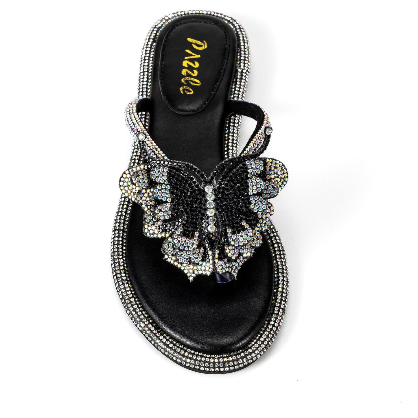 09 Stormy Butterfly Jeweled Sandal