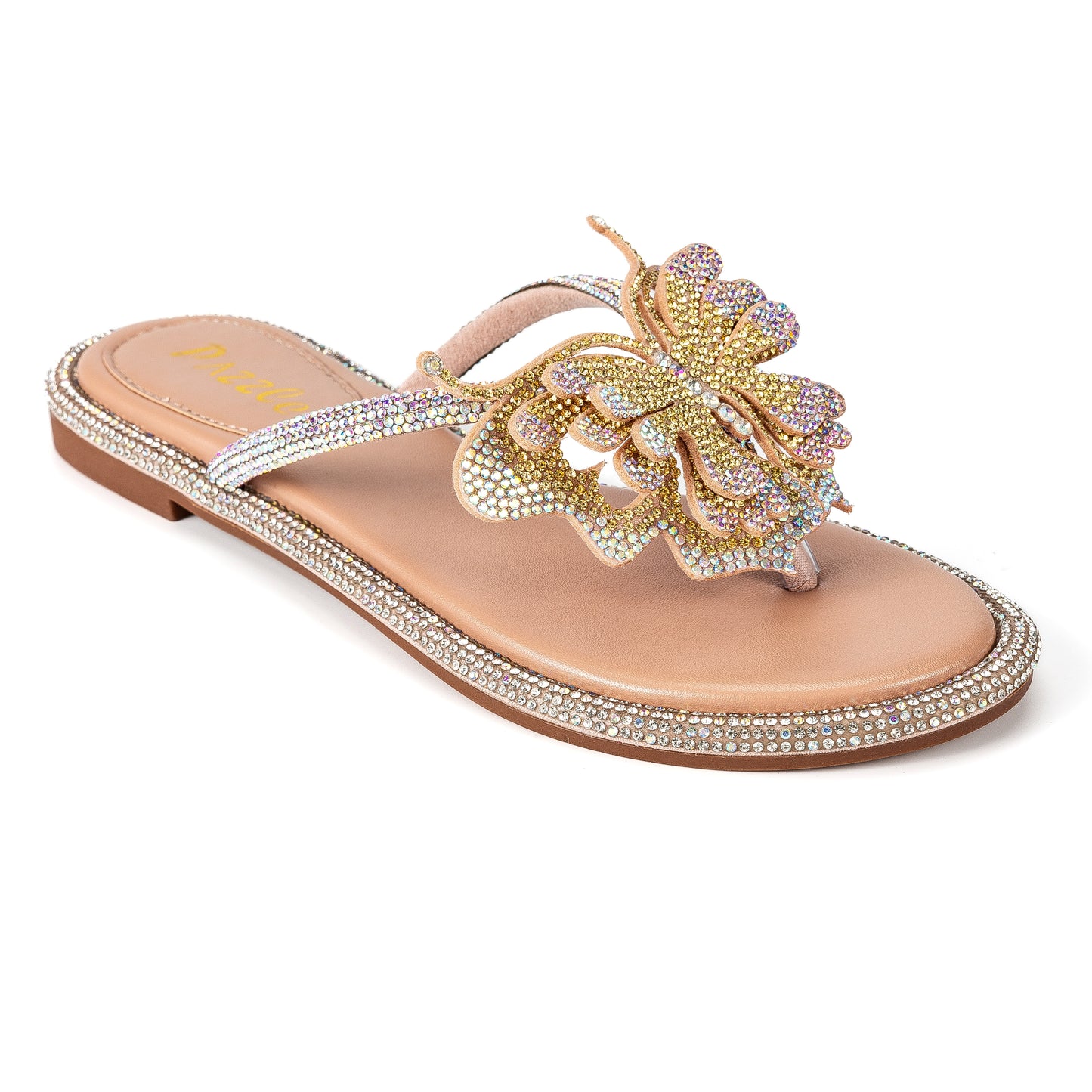 09 Stormy Butterfly Jeweled Sandal