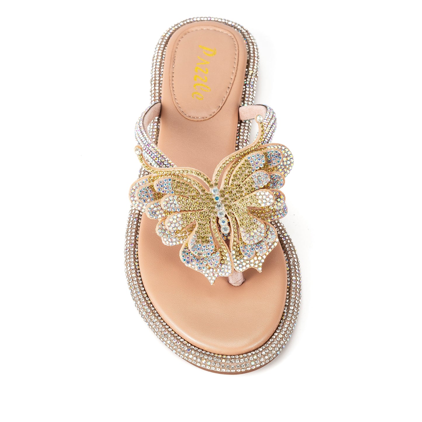 09 Stormy Butterfly Jeweled Sandal