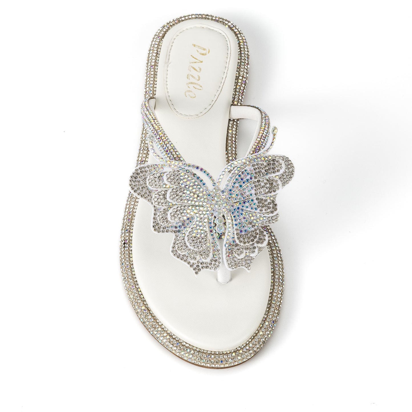 09 Stormy Butterfly Jeweled Sandal