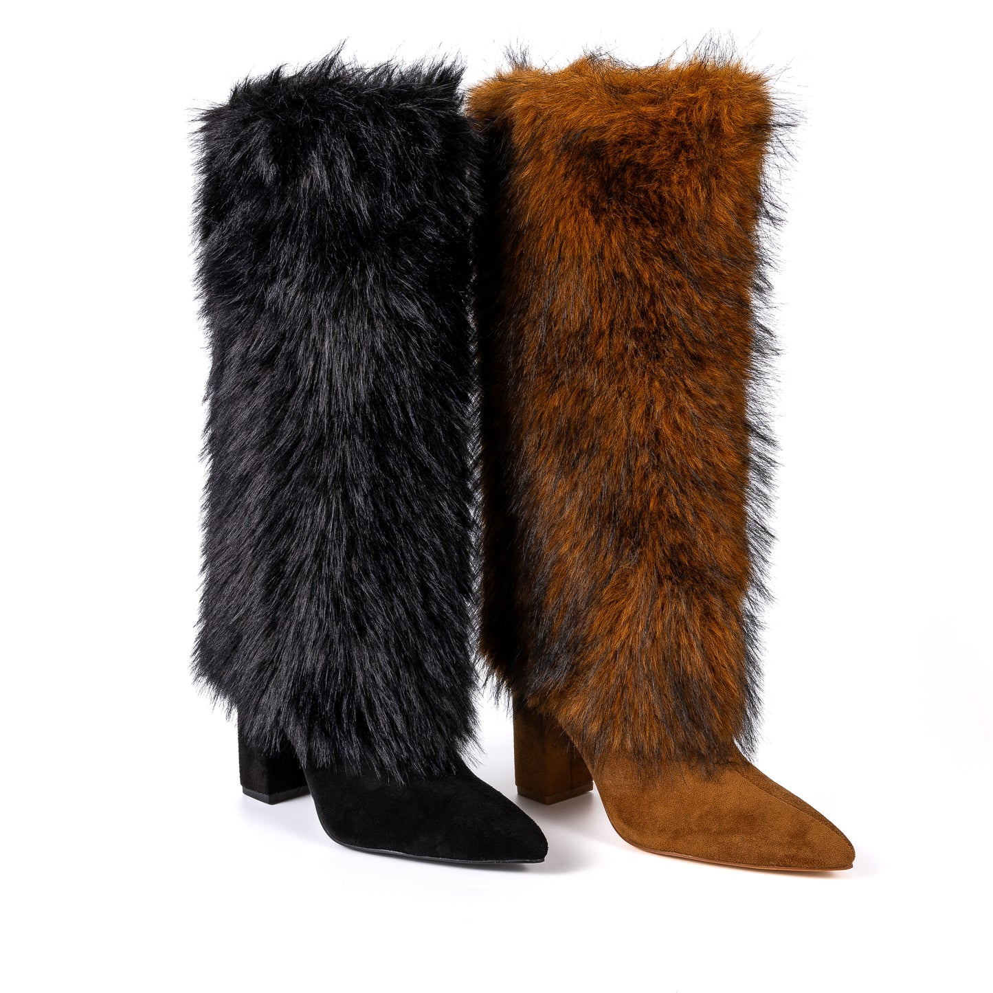 00002 Wendy Tan Fur Boot