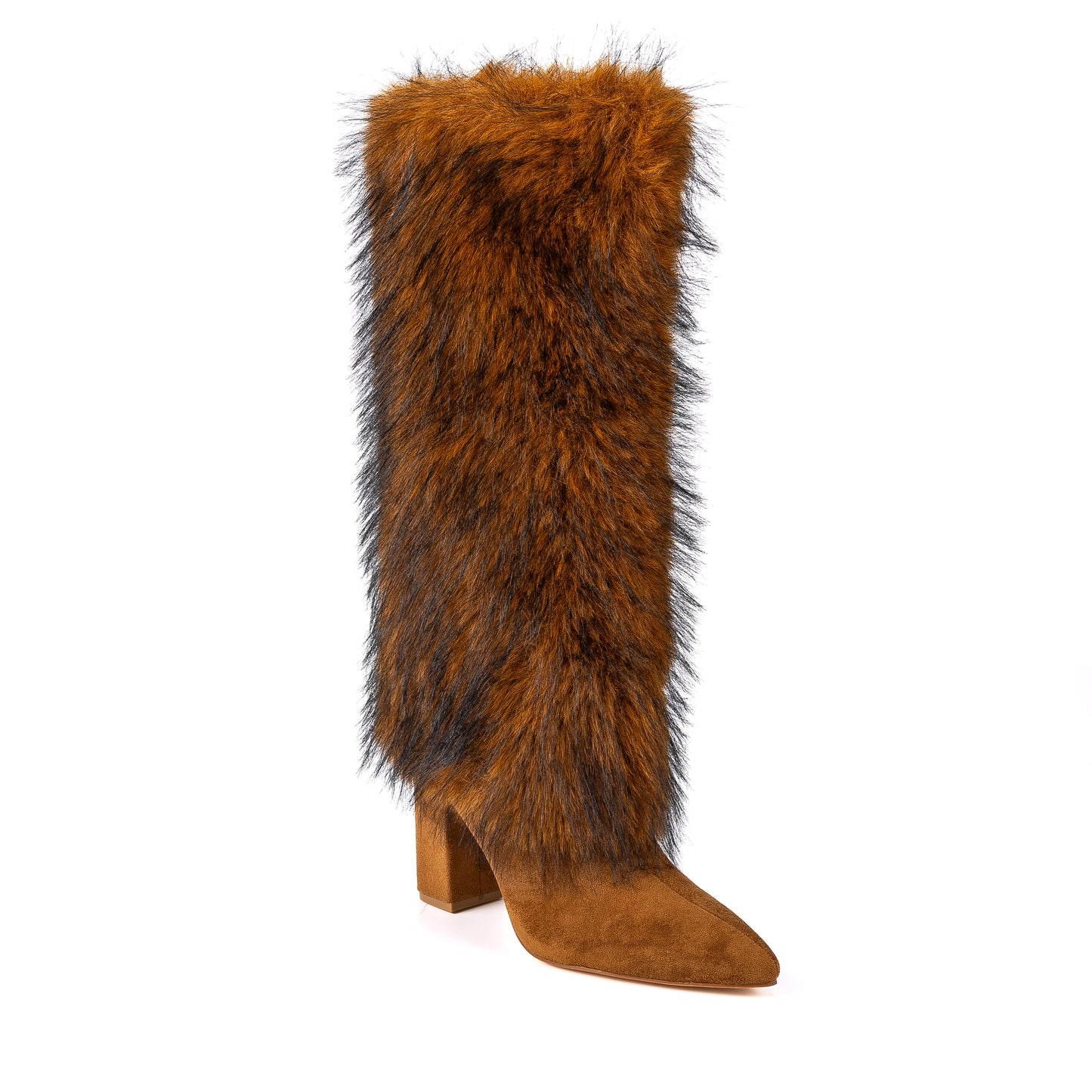 00002 Wendy Tan Fur Boot