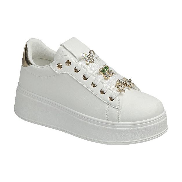 CHARMED Winter White Sneaker