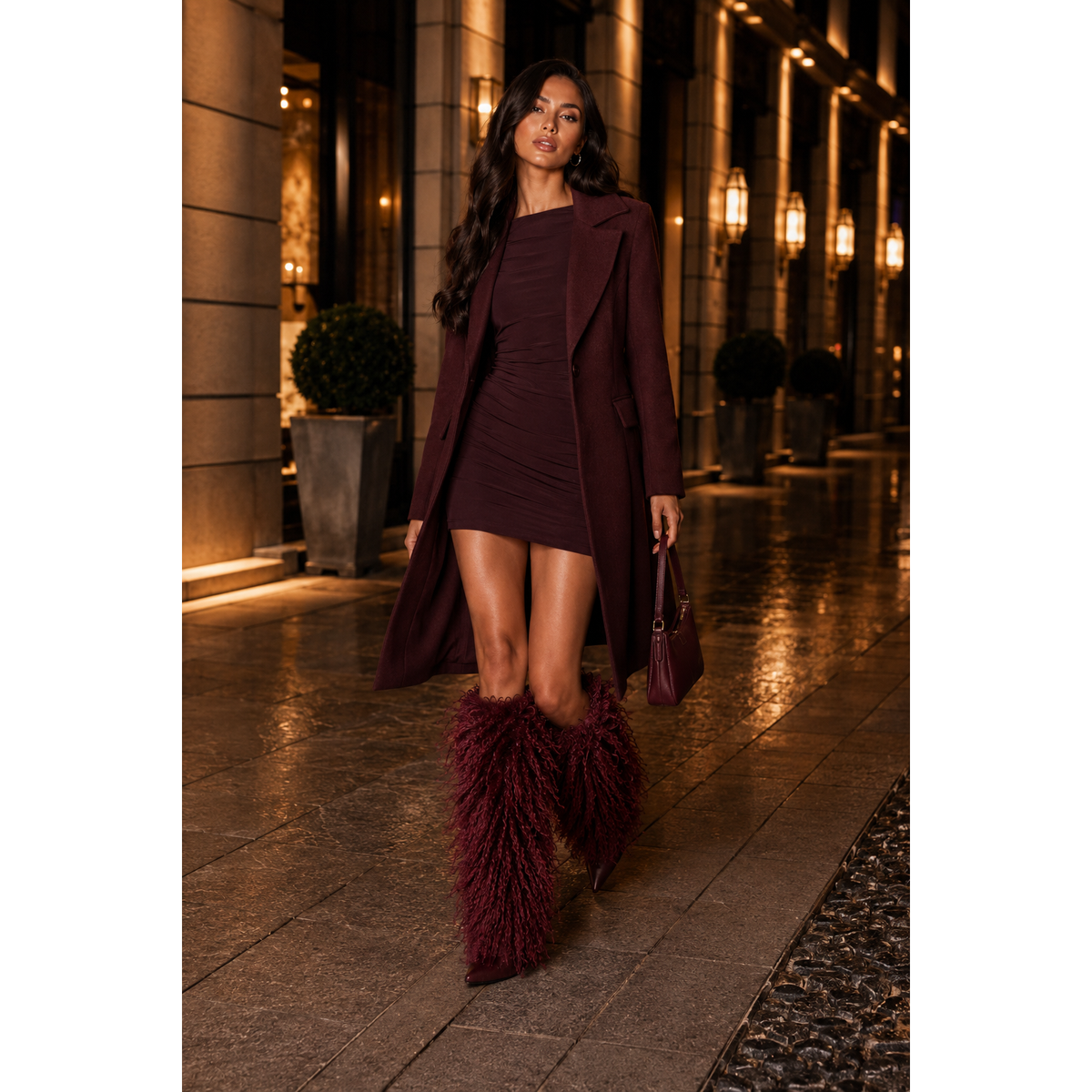 Demure Diamante Boot