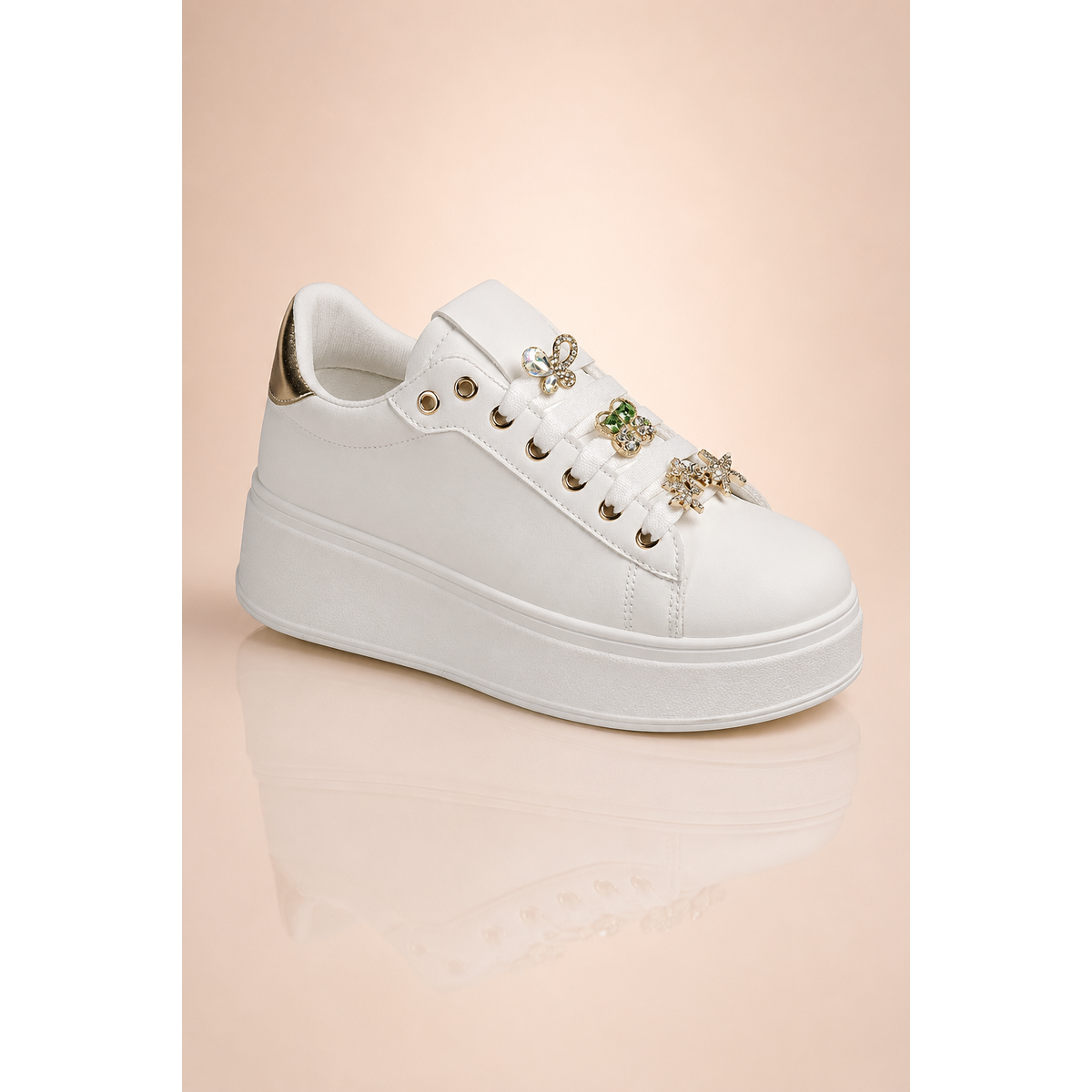 CHARMED Winter White Sneaker