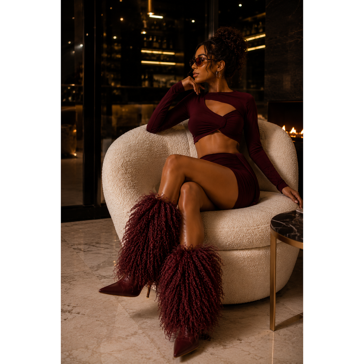 Winter Short Faux Fur Bootie