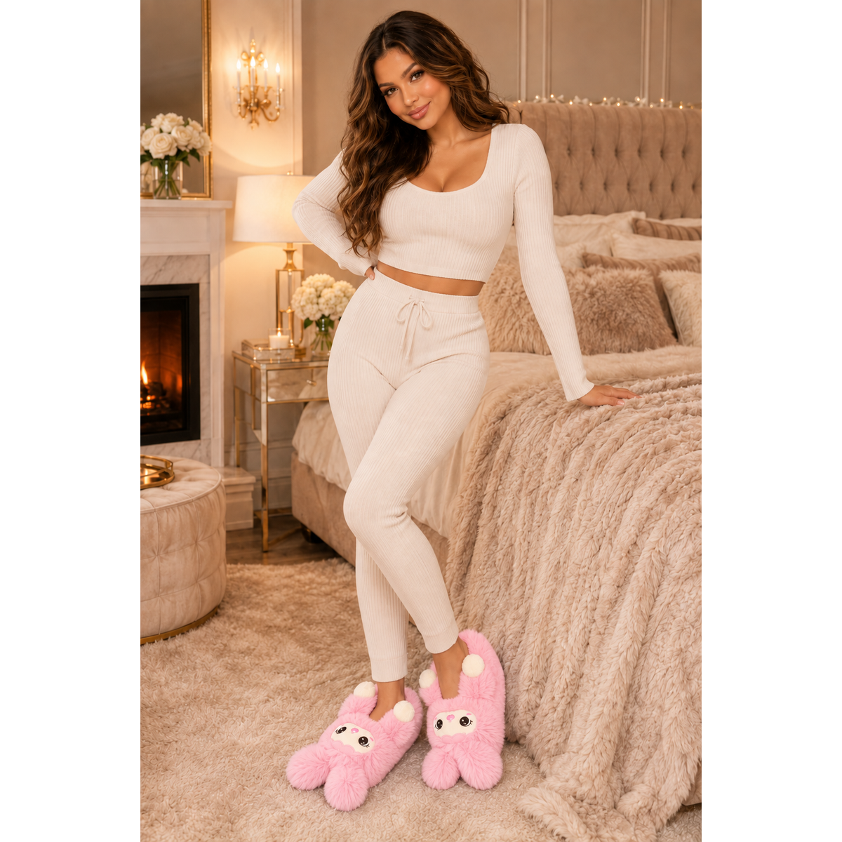 Anime Boos Plush Slipper